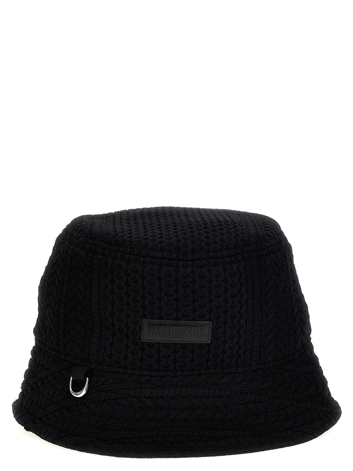Jacquemus Black Viscose Bucket Hat