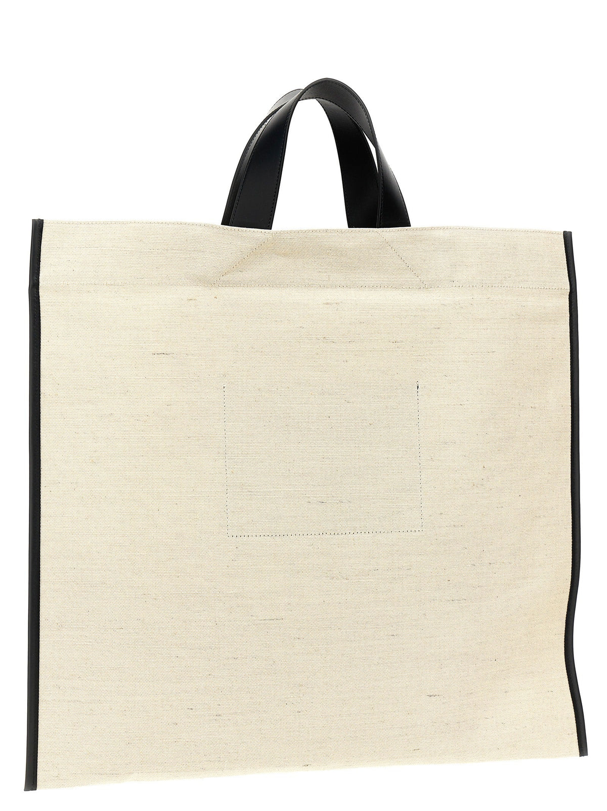 Jil Sander Bicolor Jute Tote Bag