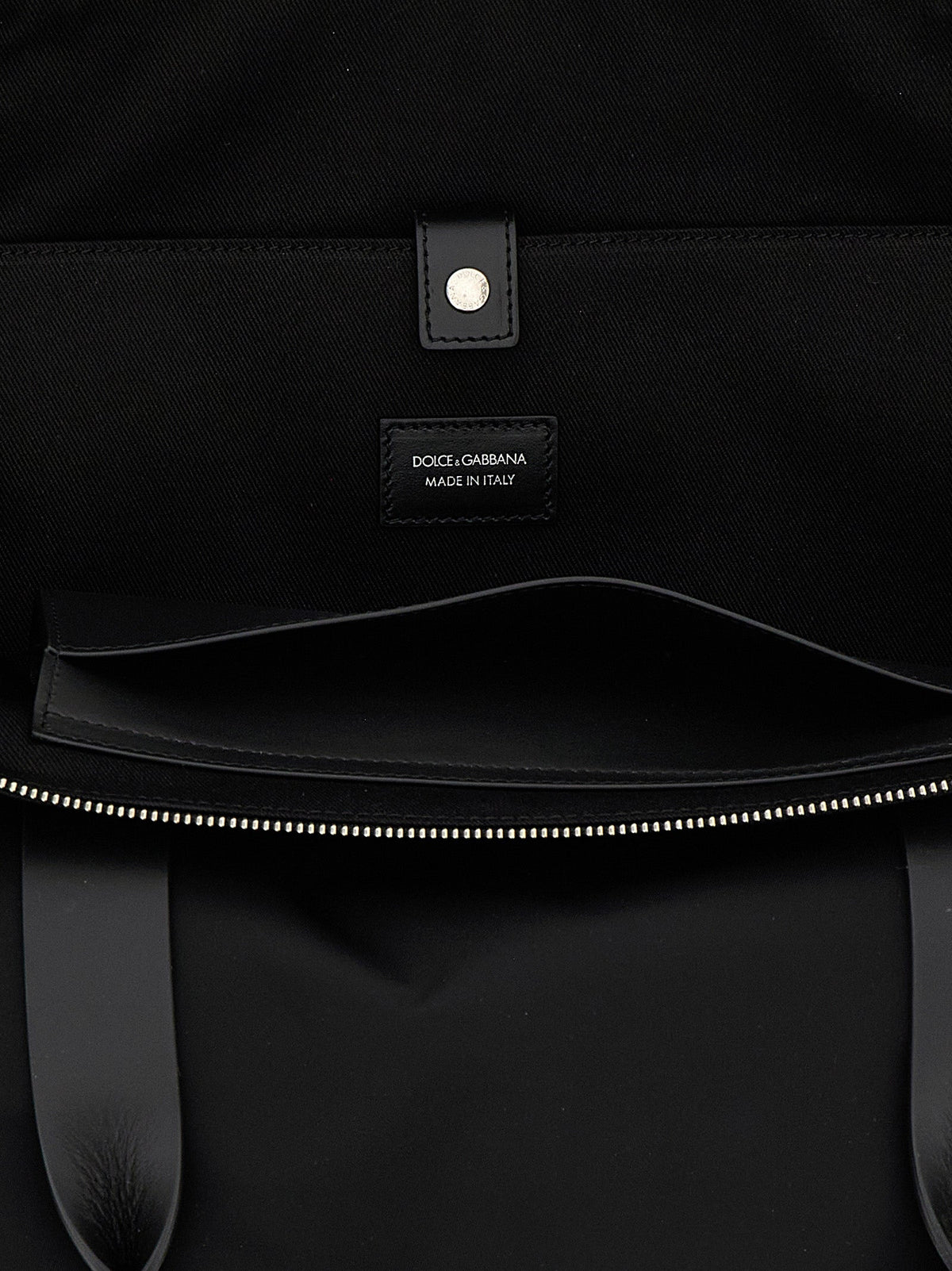 Dolce & Gabbana Black Polyamide Tote Bag