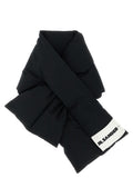 Jil Sander Black Cotton Foulard