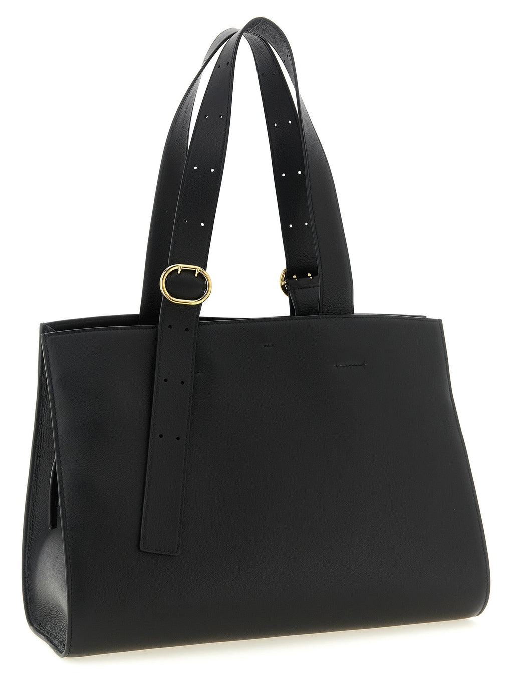Jil Sander Black Calfskin Tote Bag