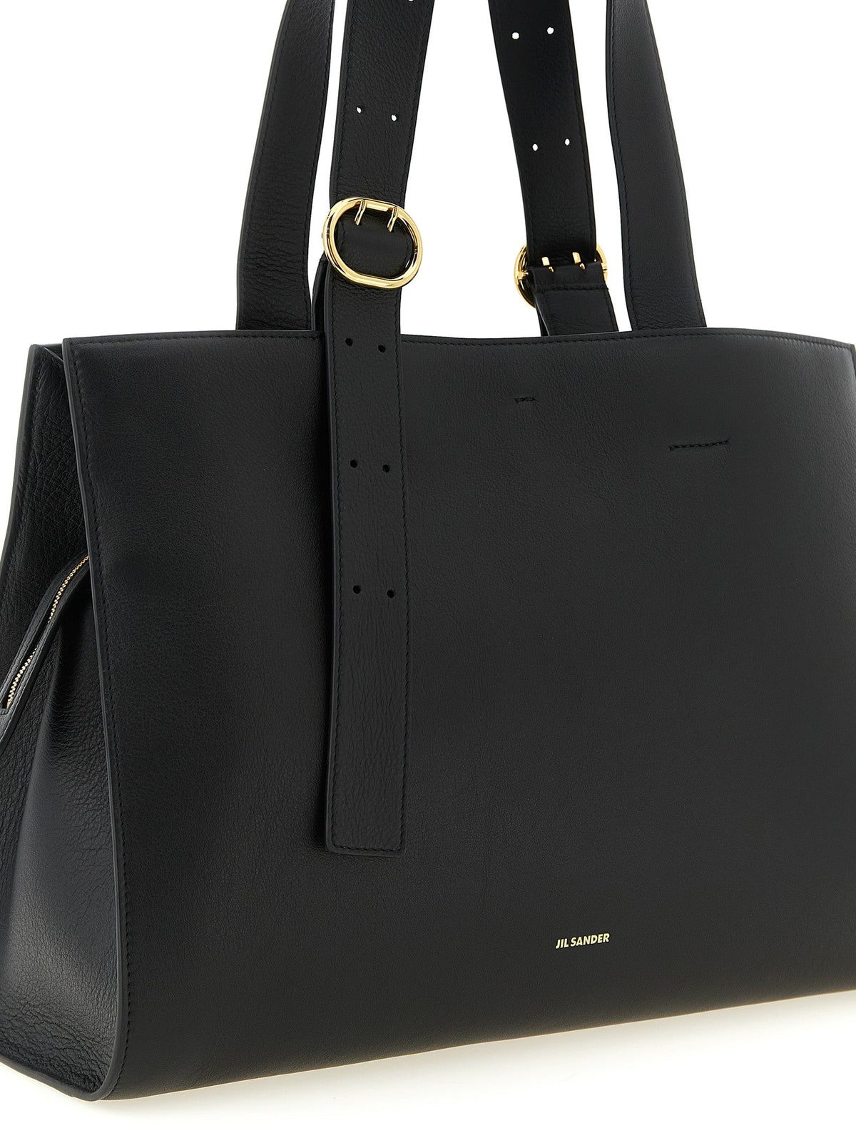 Jil Sander Black Calfskin Tote Bag