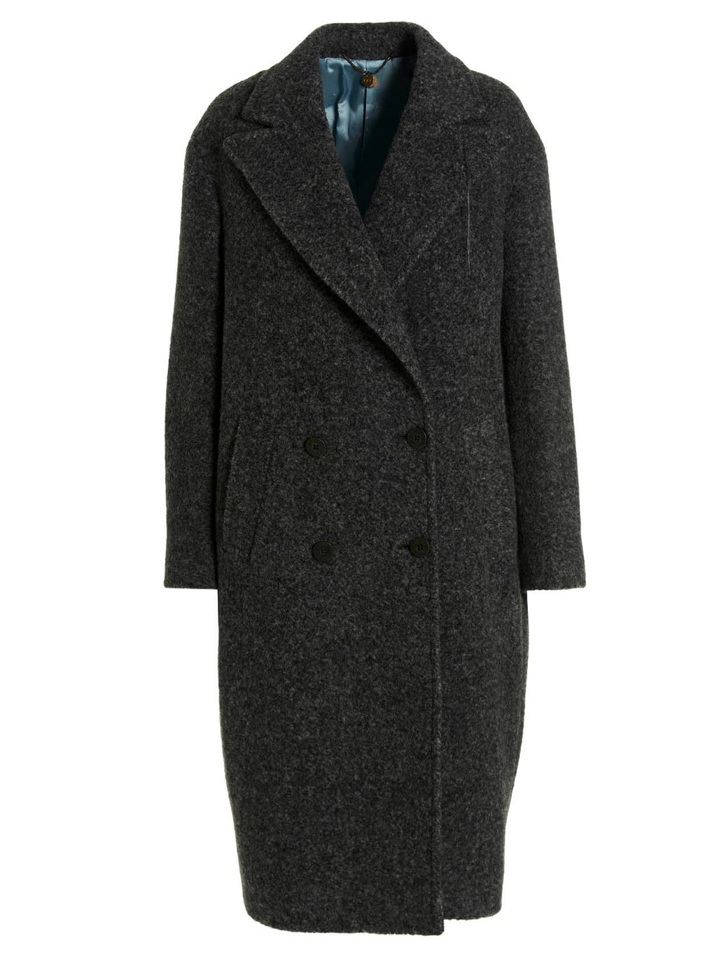 MAURIZIO MIRI Gray Viscose Coat