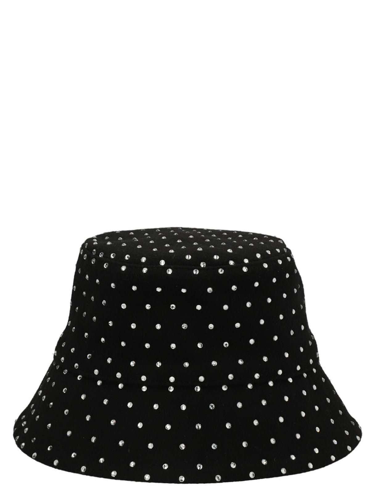 RUSLAN BAGINSKIY Black Wool Bucket Hat