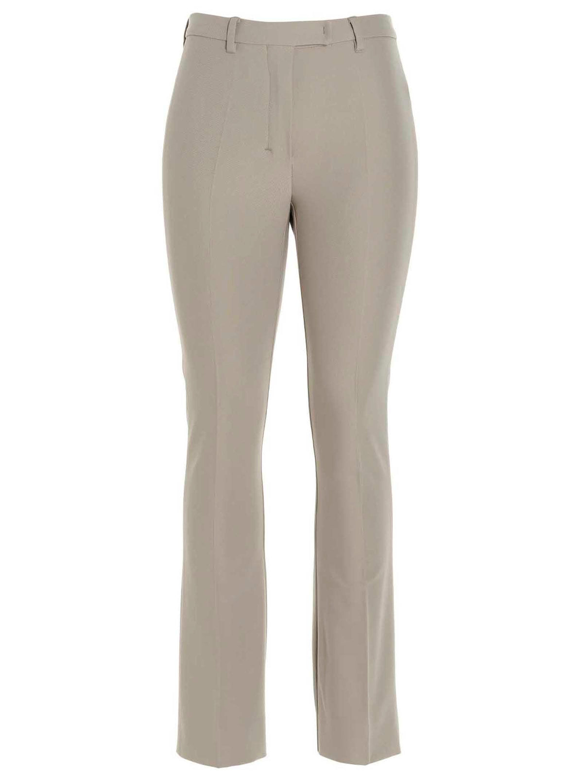 'S Max Mara Beige Viscose Flared Pants