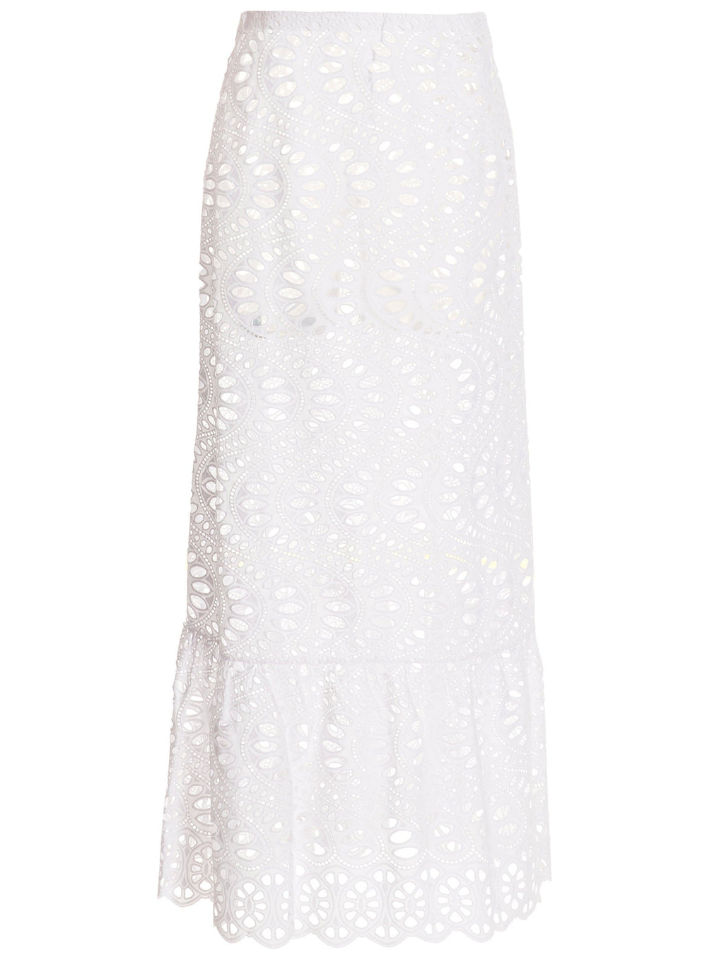 Giambattista Valli White Cotton Mini Skirt
