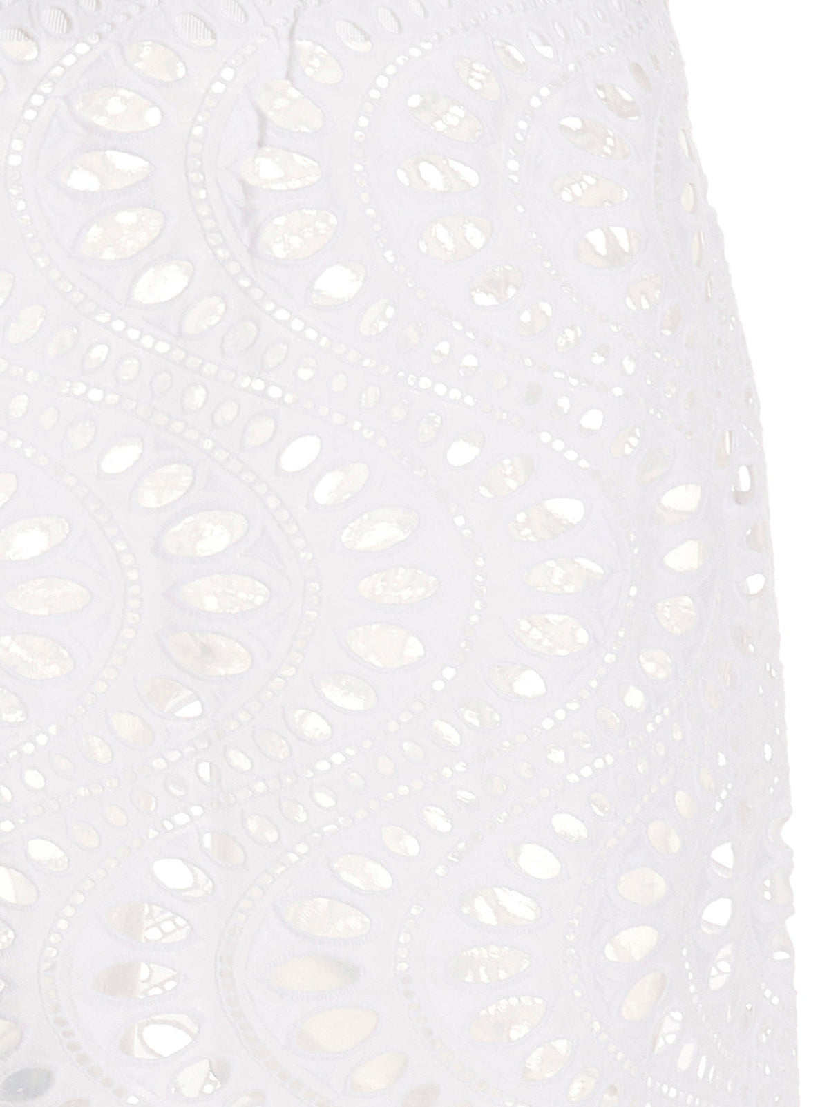 Giambattista Valli White Cotton Mini Skirt