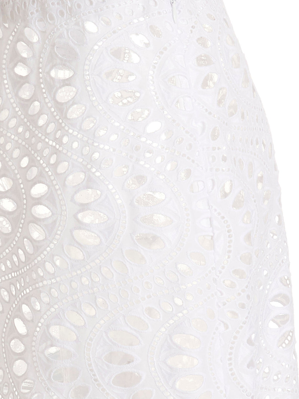 Giambattista Valli White Cotton Mini Skirt