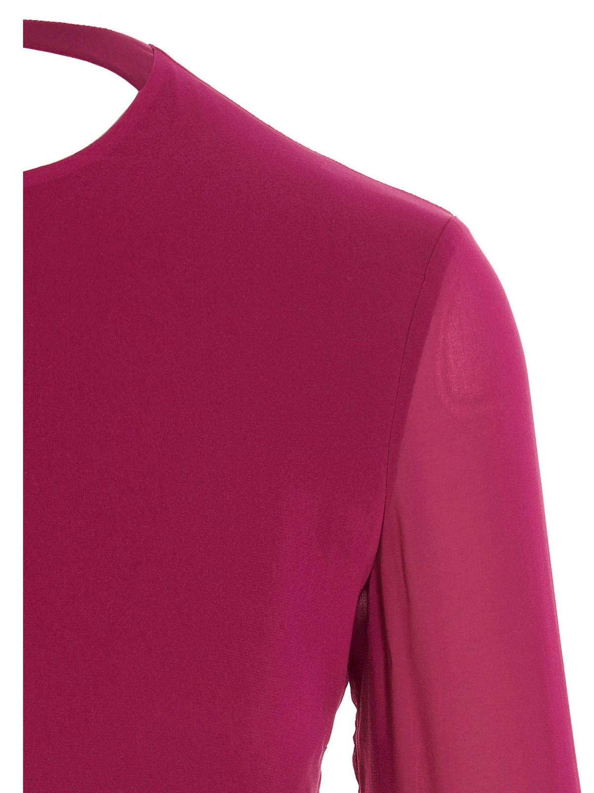 The Andamane Fuchsia Silk Shirt