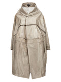 Comme Des Garçons Gray Polyethylene Coat