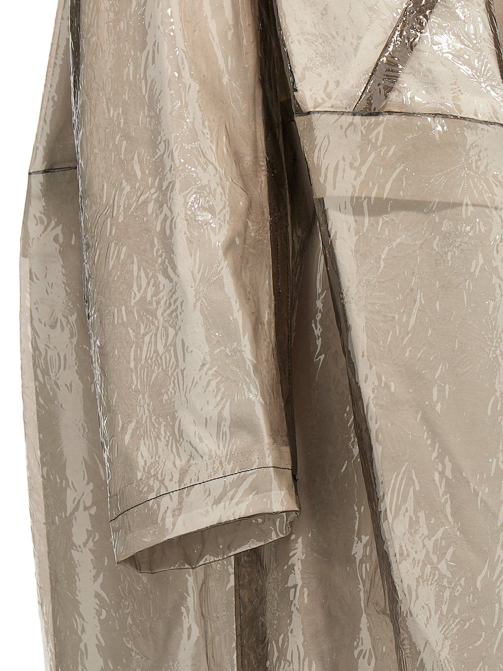 Comme Des Garçons Gray Polyethylene Coat