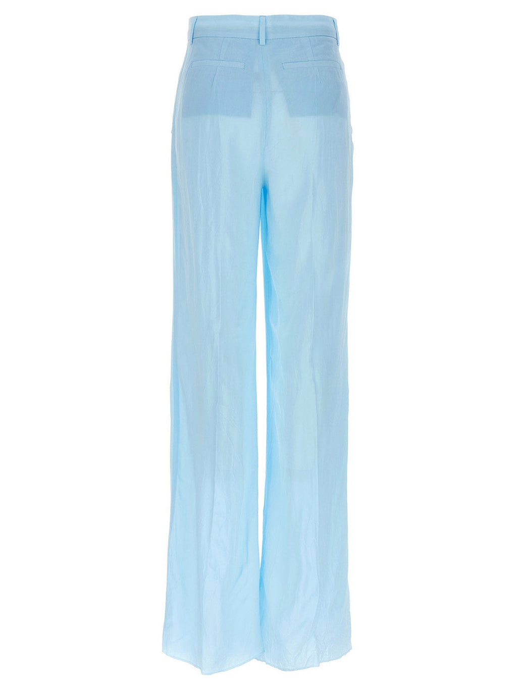 Sportmax Blue Viscose Casual Pants