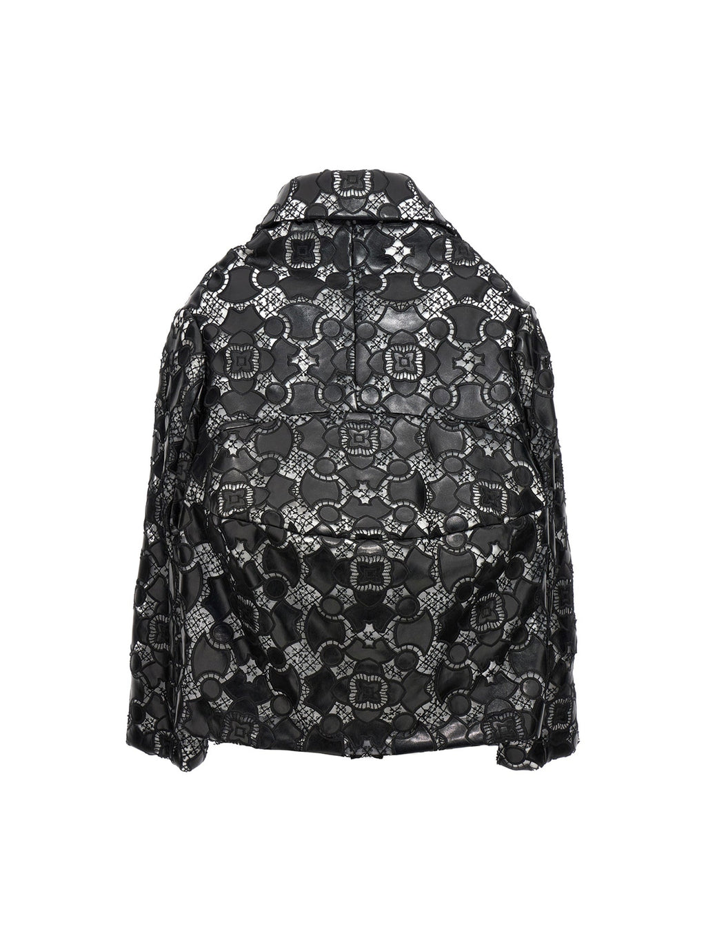 Comme Des Garçons Bicolor Polyethylene Leather Jacket
