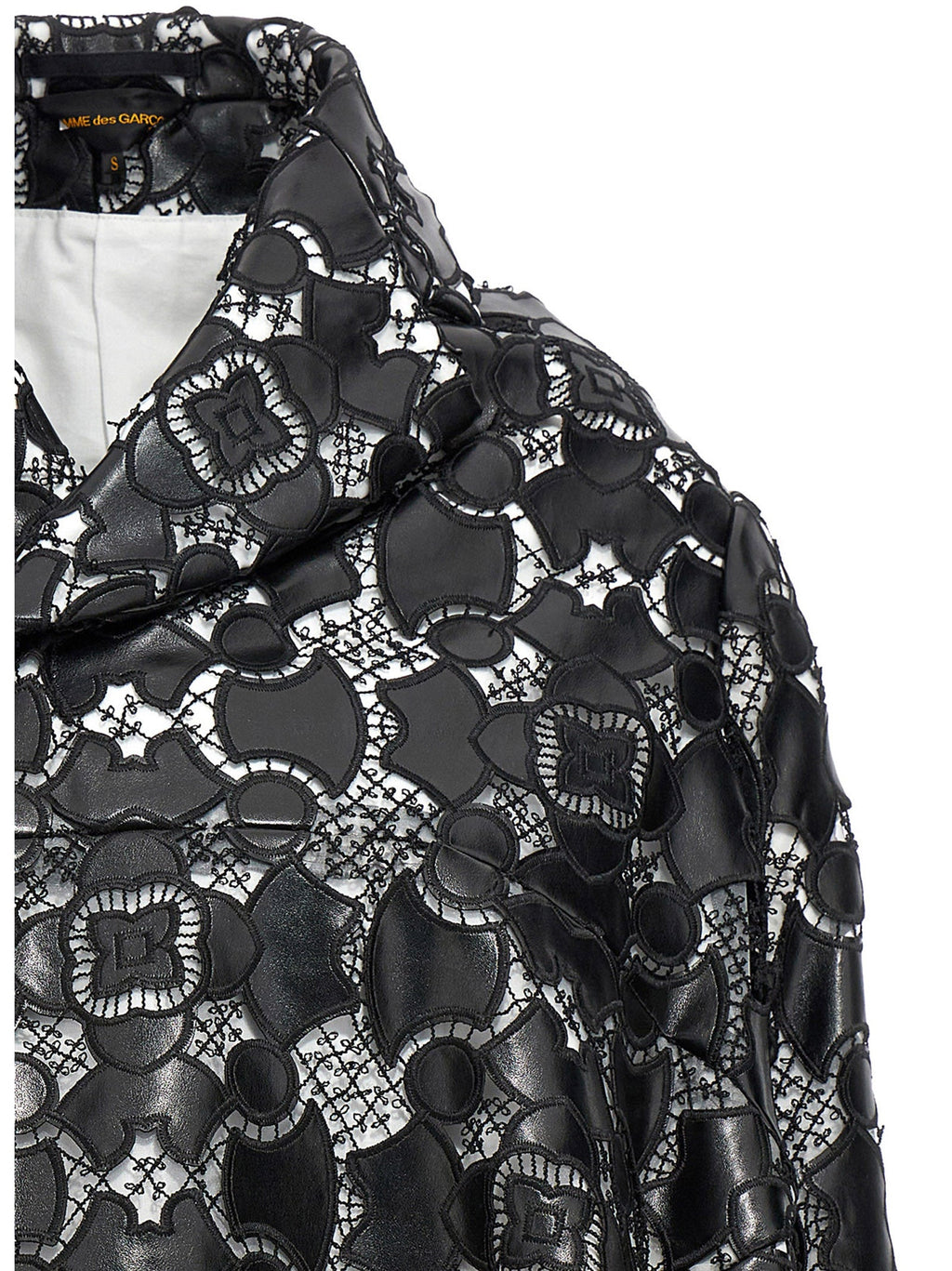Comme Des Garçons Bicolor Polyethylene Leather Jacket