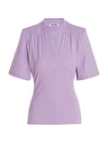 The Attico Purple Cotton T-Shirt