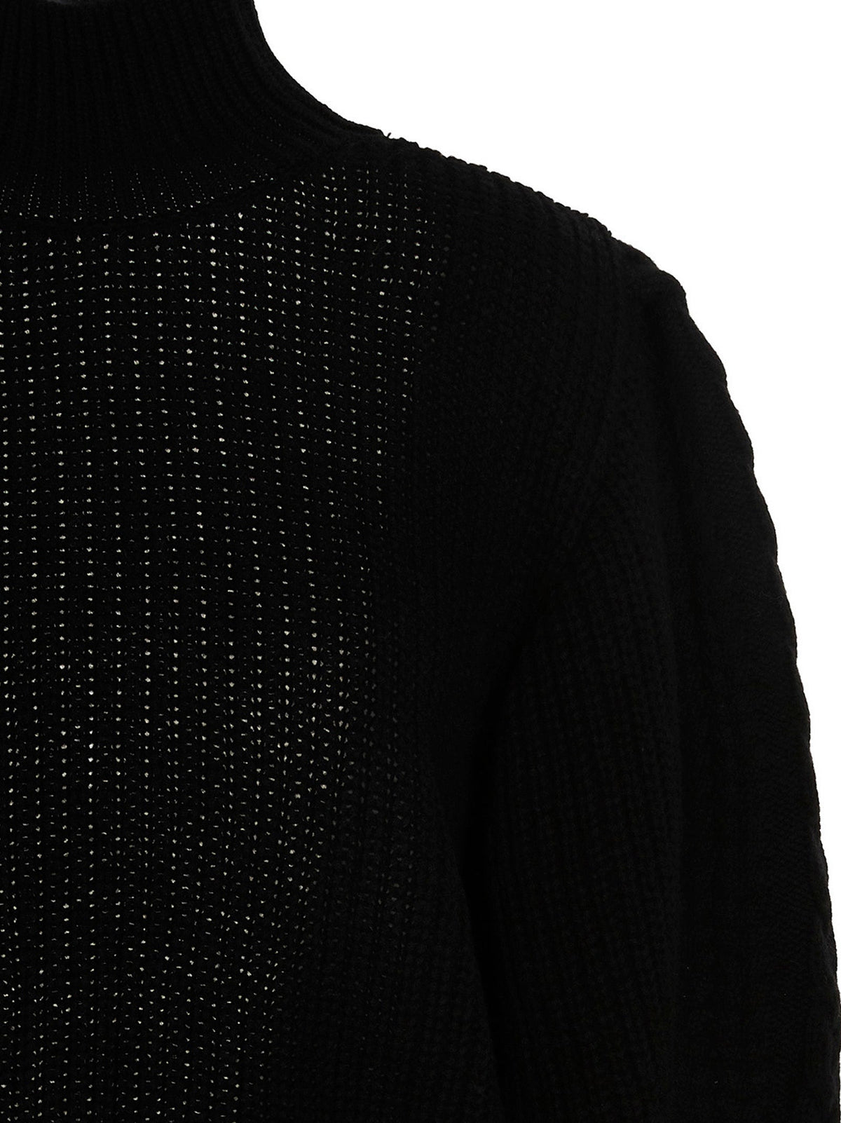 MIXIK Black Wool Cardigan