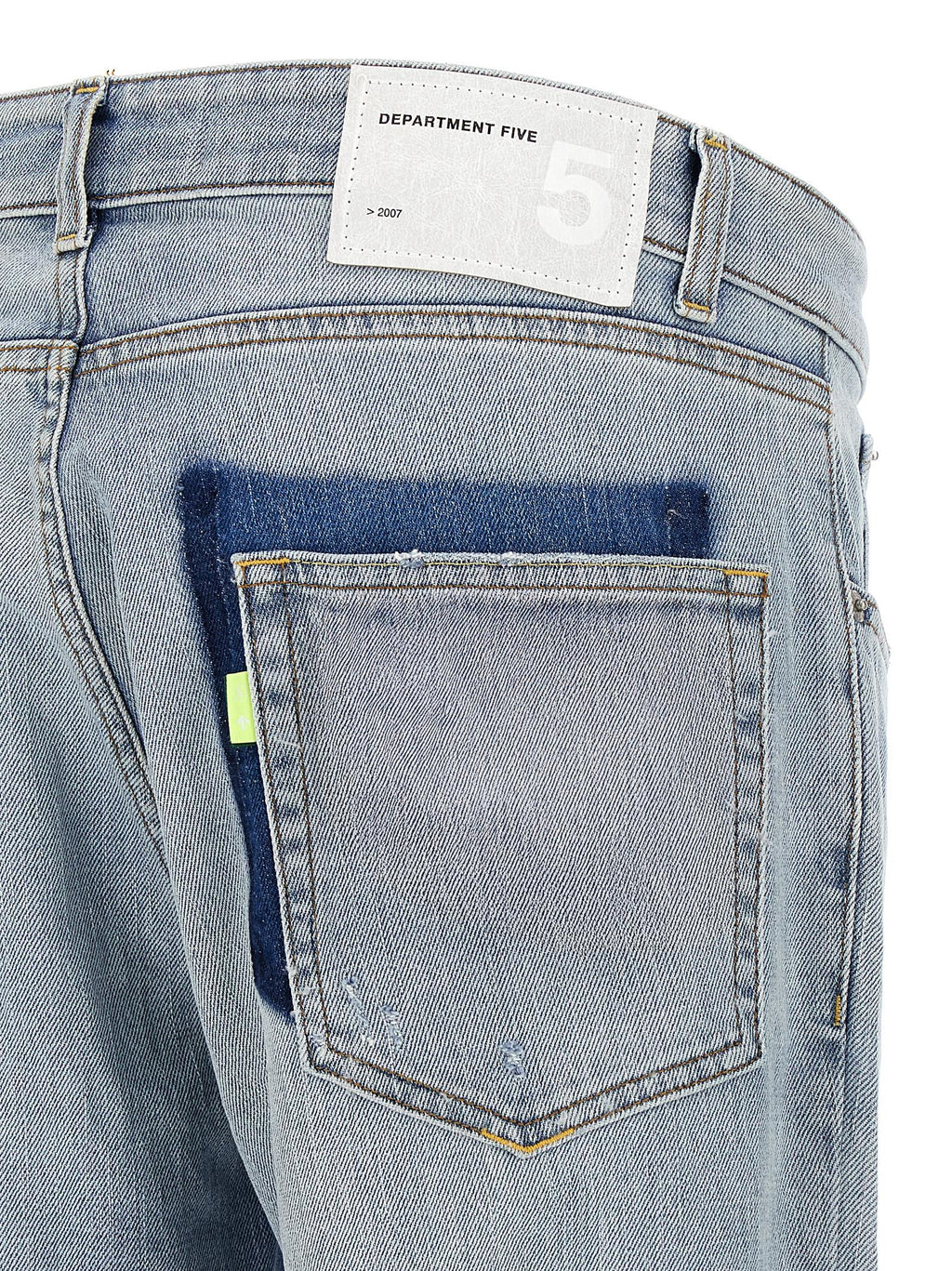Department 5 Blue Cotton Slim Fit Jeans