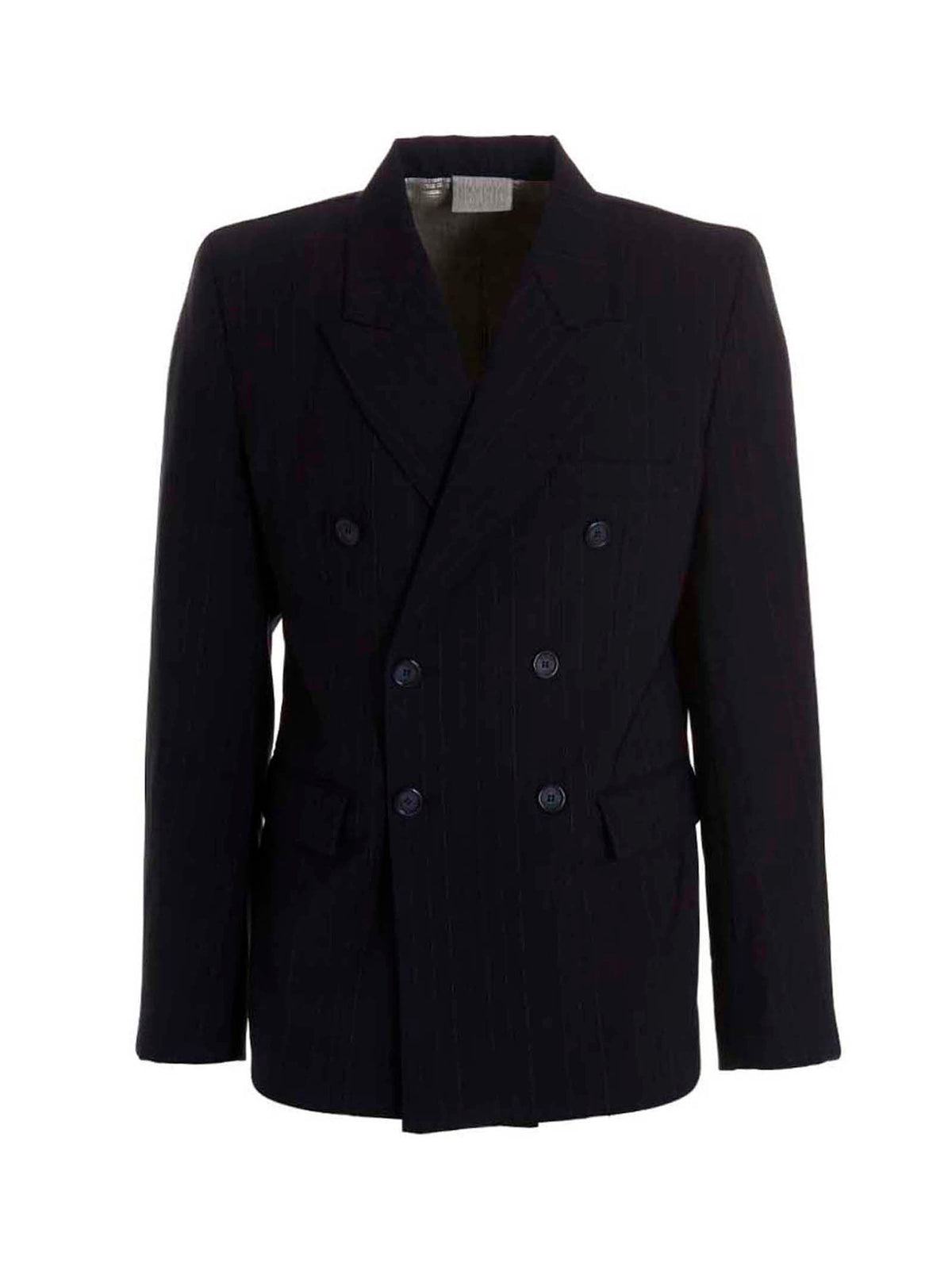 VTMNTS Blue Virgin Wool Blazer