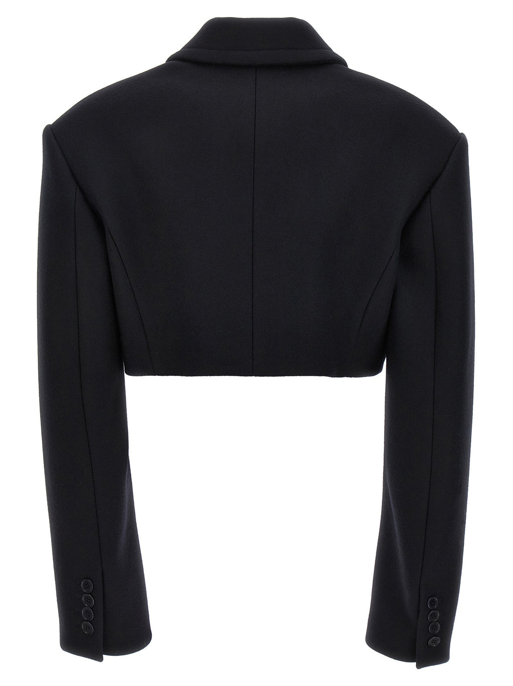 Stella McCartney Black Wool Full-Length Jacket