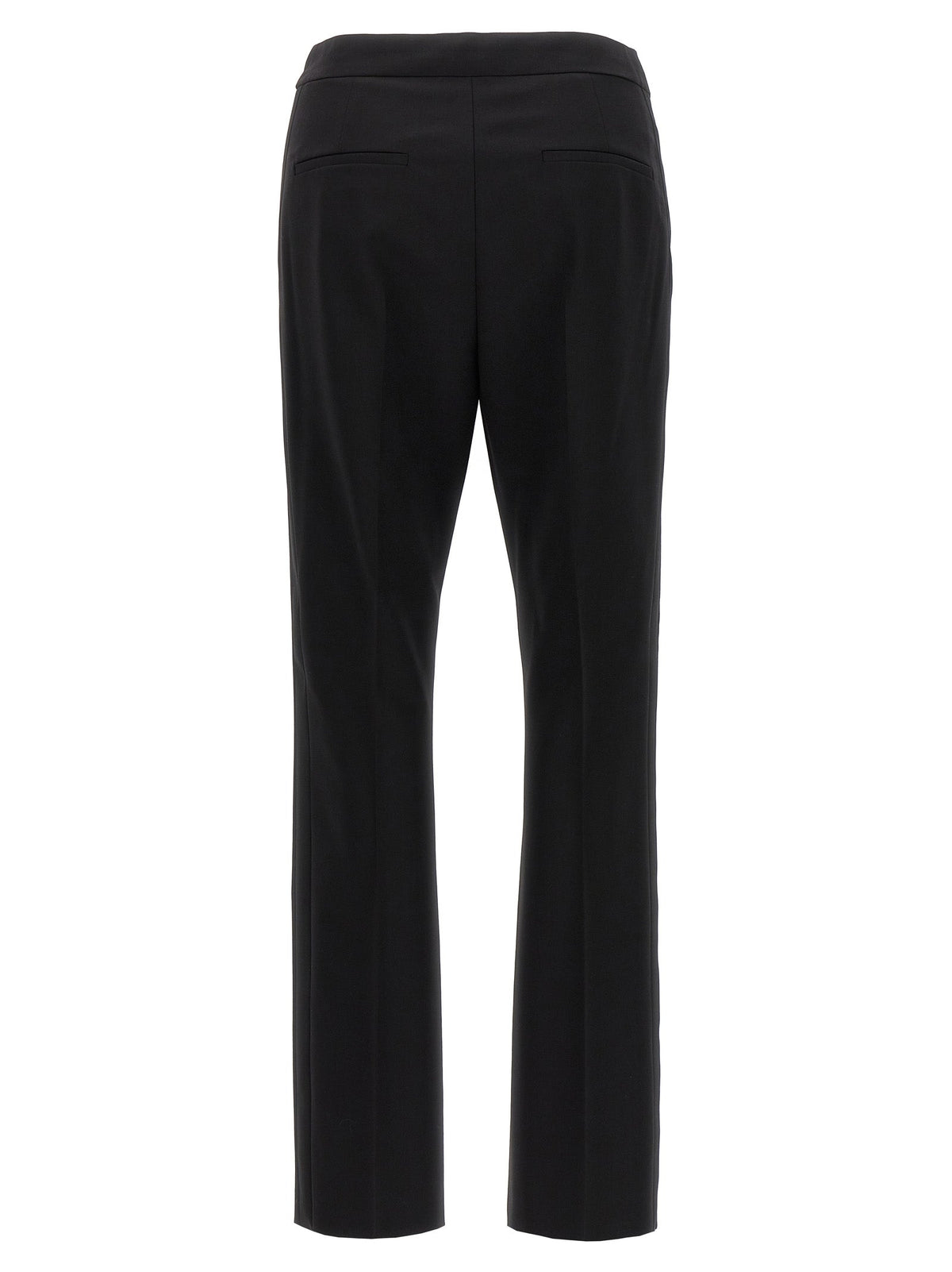 Max Mara Black Virgin Wool Dress Pants