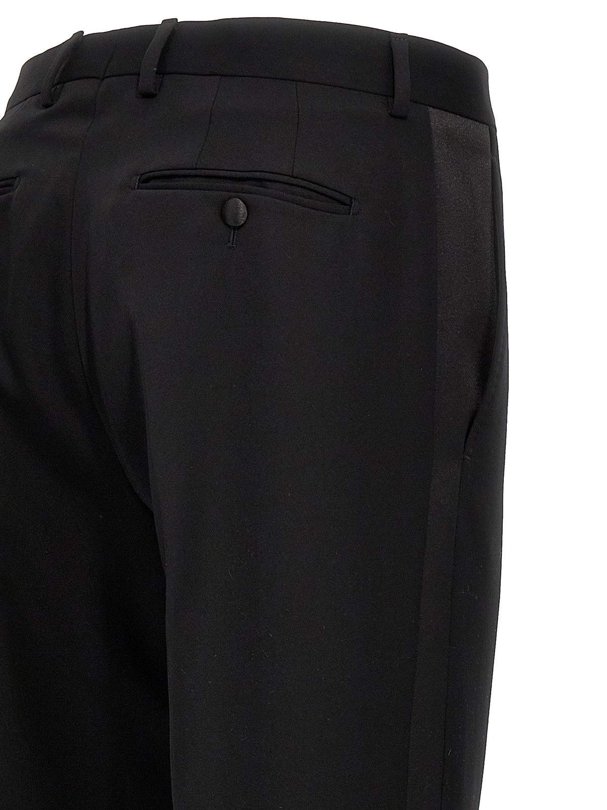 Lanvin Black Wool Dress Pants