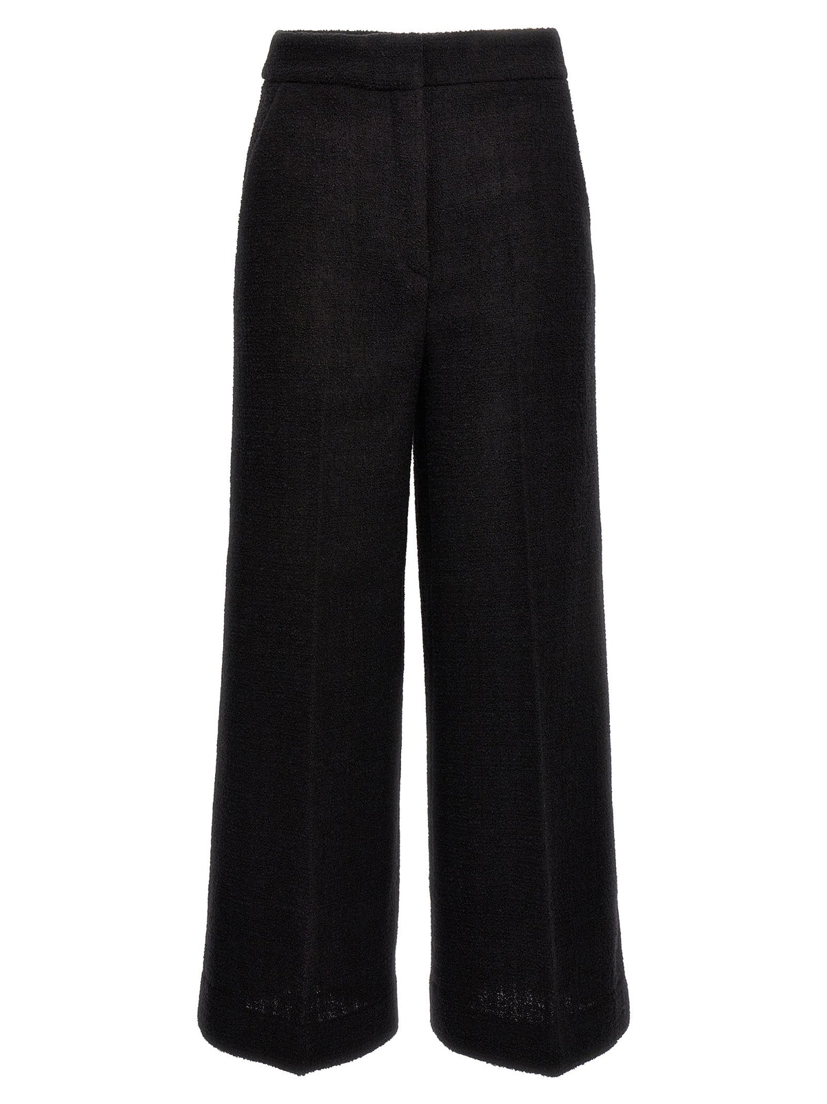 Moschino Black Wool Cropped Pants