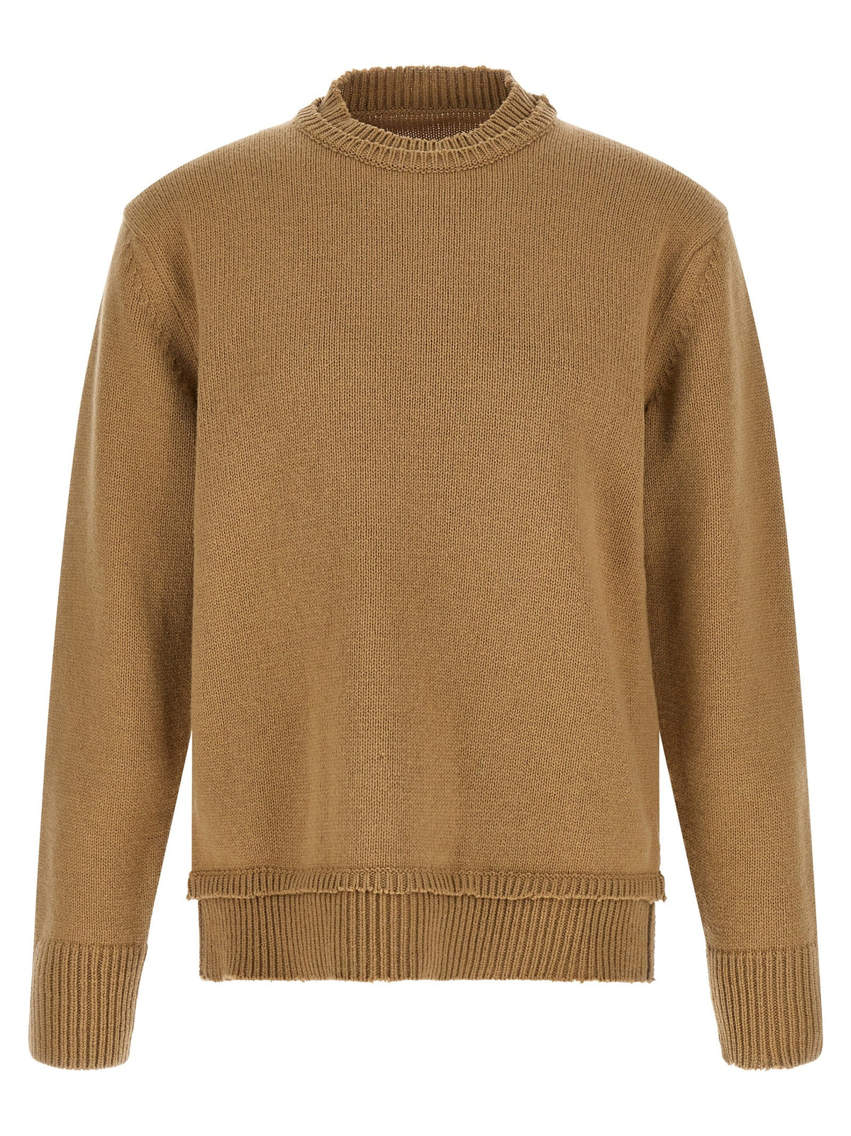 Maison Margiela Beige Wool Cardigan
