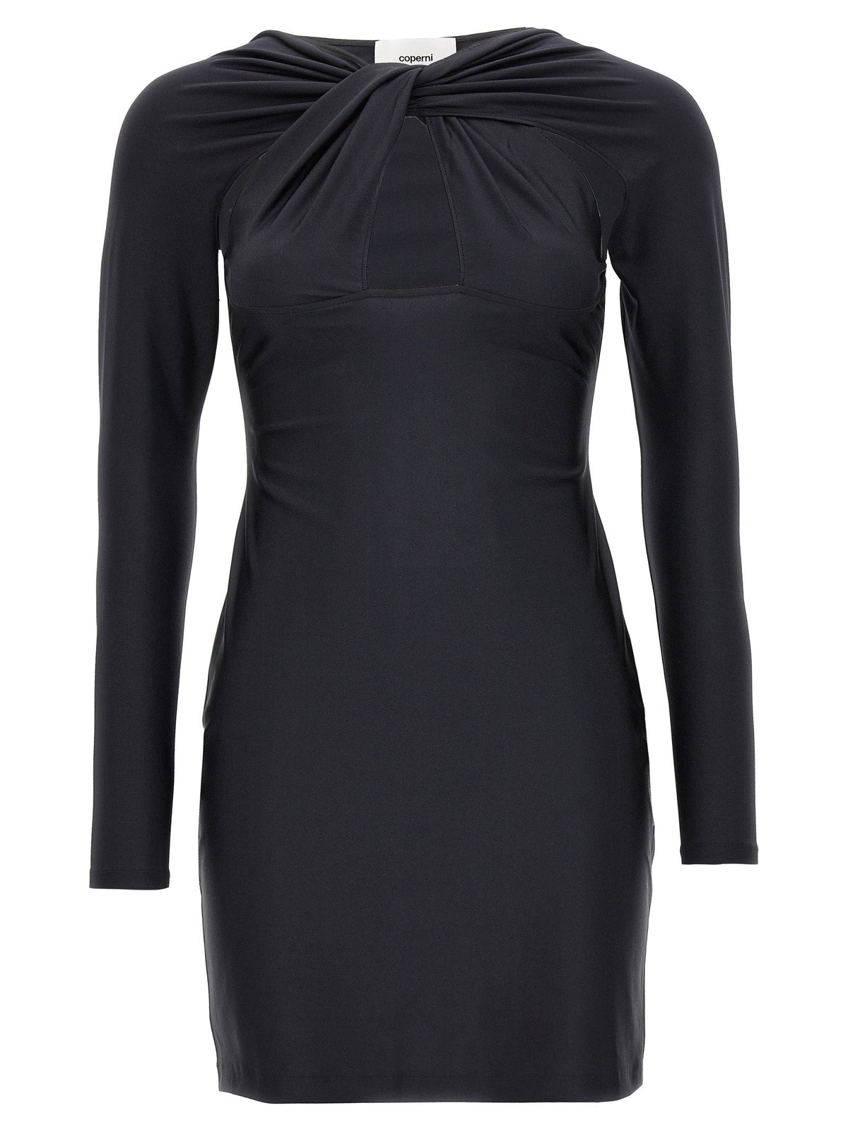 Coperni Black Polyamide Short Dress