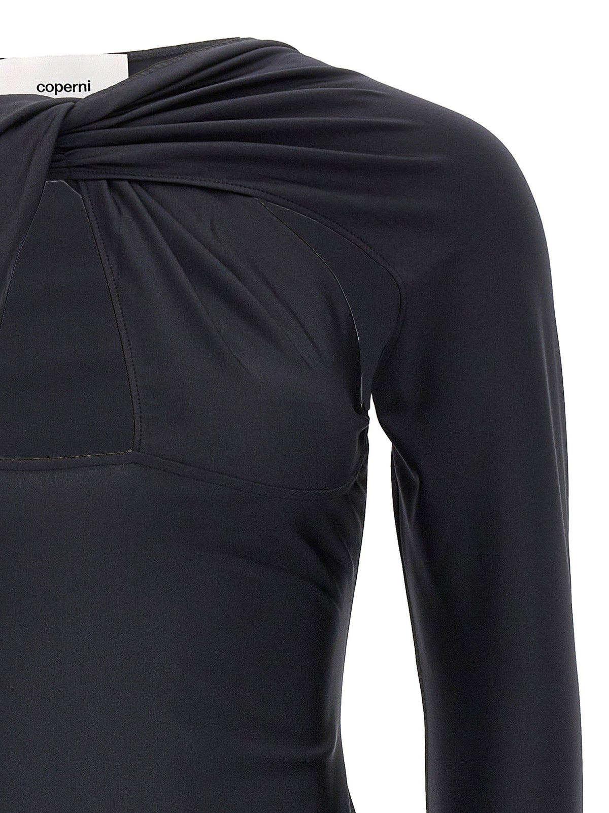 Coperni Black Polyamide Short Dress