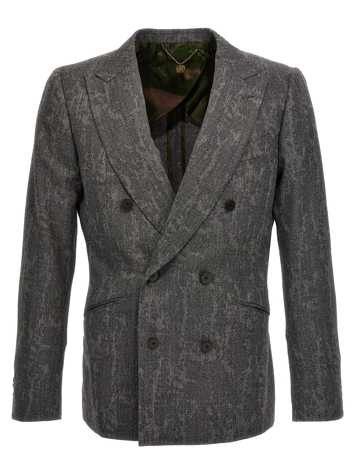 MAURIZIO MIRI Gray Wool Blazer