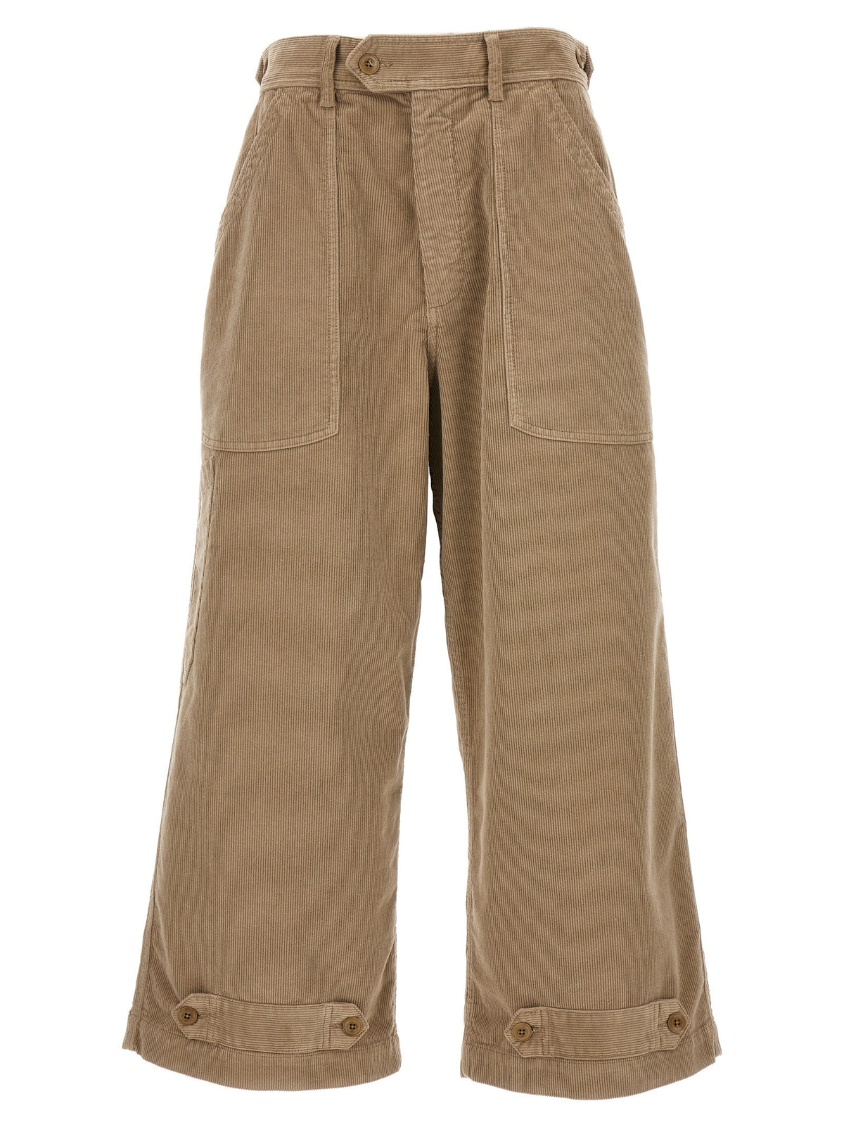 CELLAR DOOR Beige Cotton Casual Pants