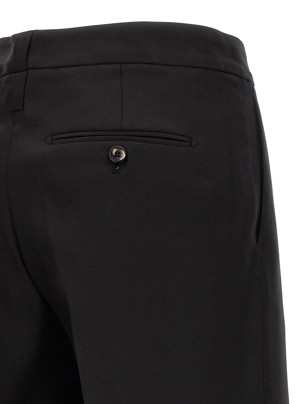 CELLAR DOOR Black Virgin Wool Dress Pants