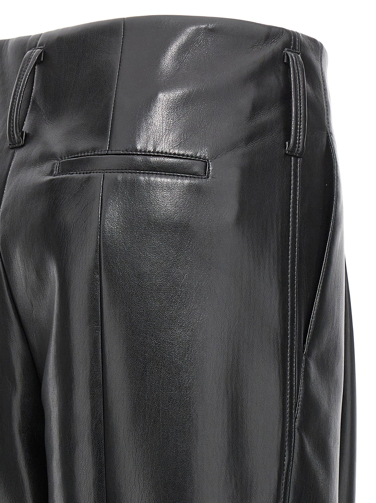 Philosophy Black Polyester Casual Pants