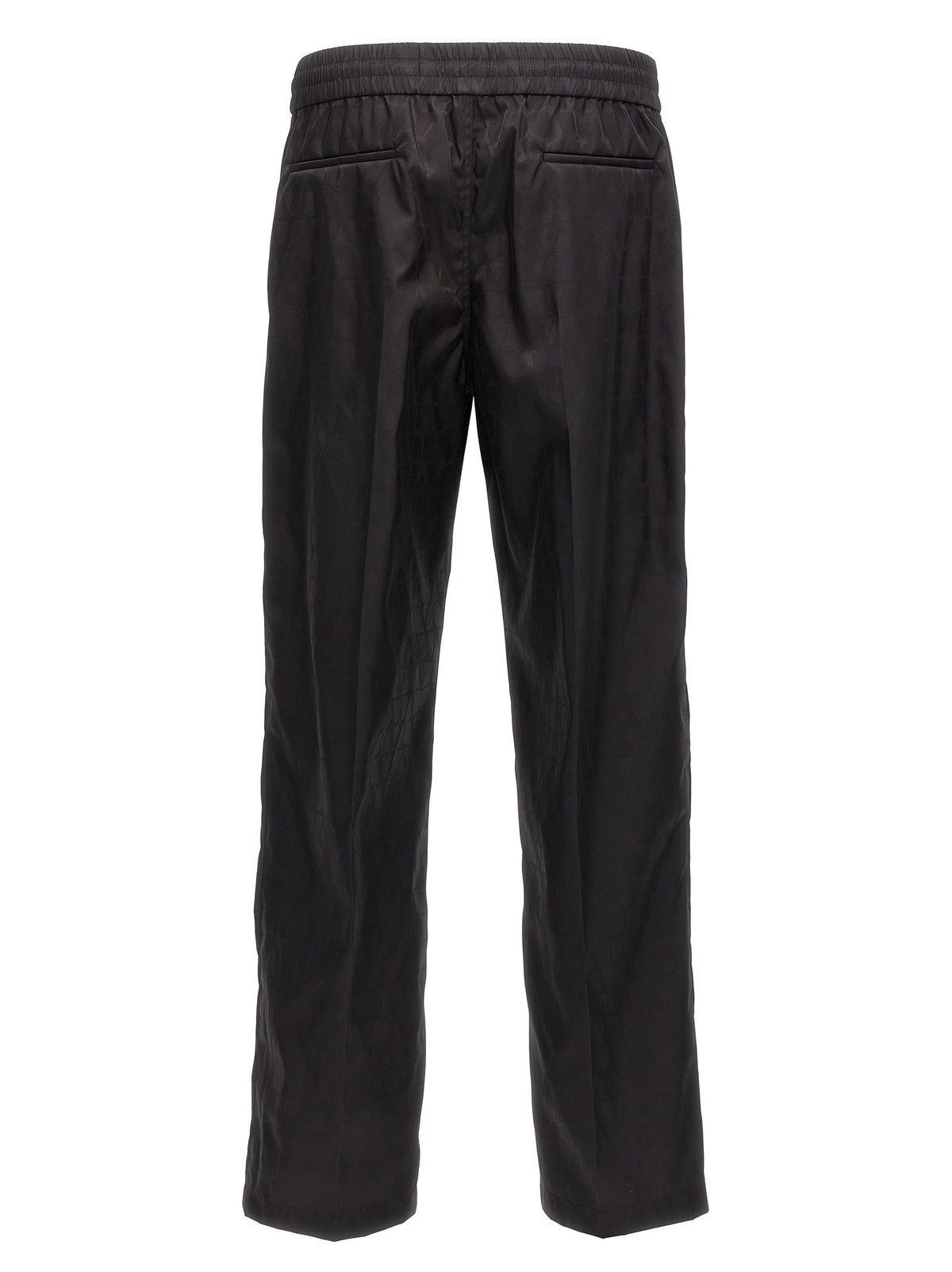 Valentino Garavani Black Polyamide Casual Pants