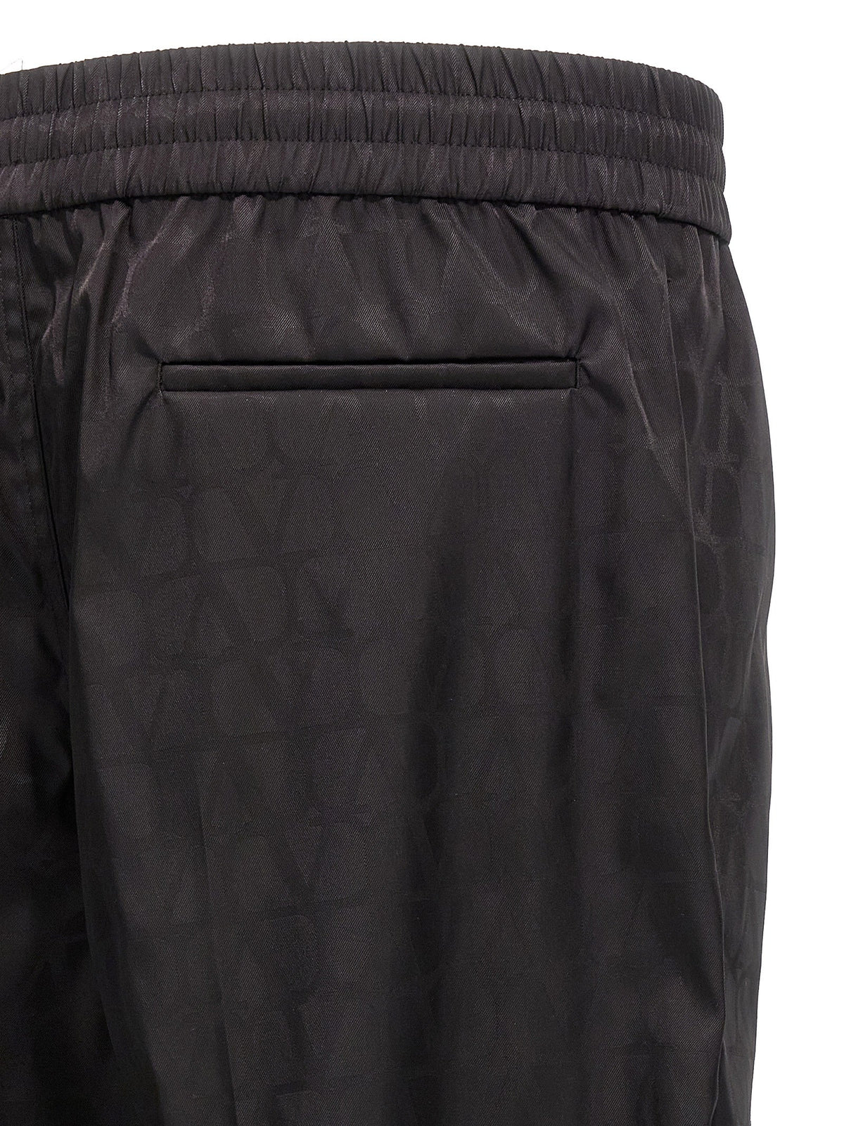 Valentino Garavani Black Polyamide Casual Pants