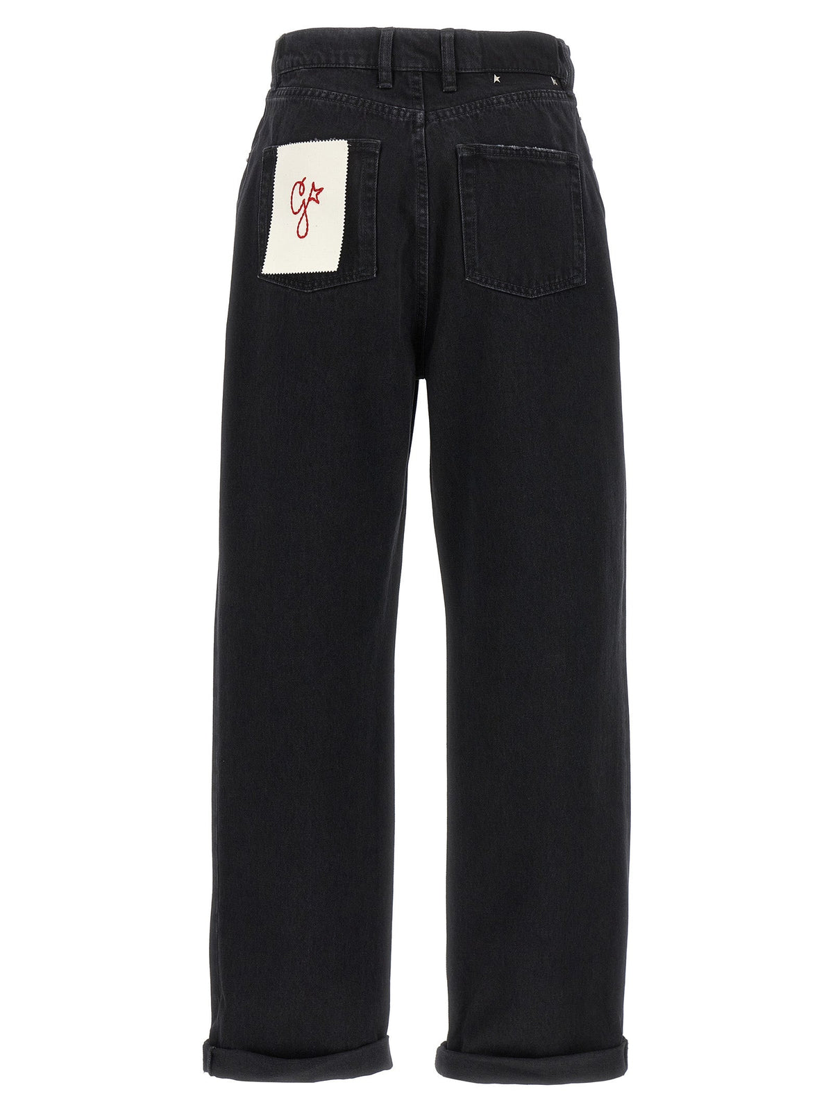 Golden Goose Black Cotton Relaxed Fit Jeans