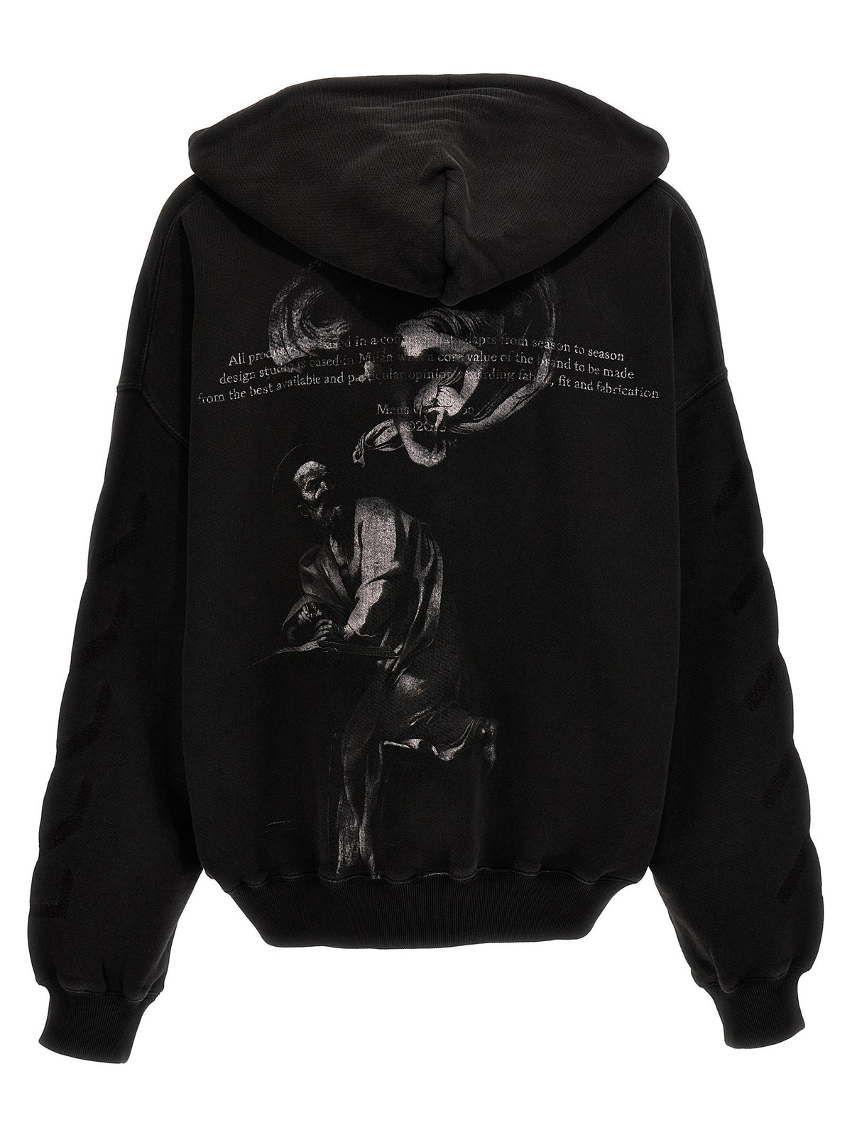 Off-White Gray Cotton Sweatshirt