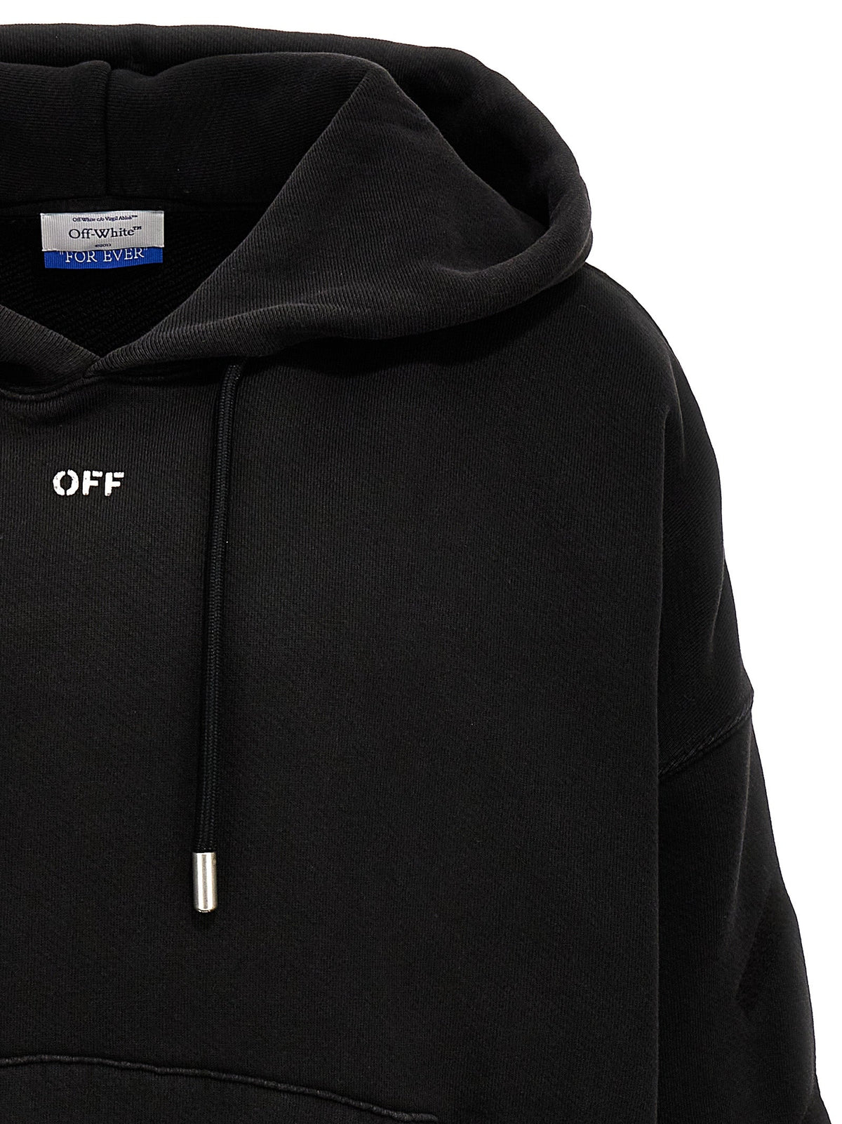 Off-White Gray Cotton Sweatshirt