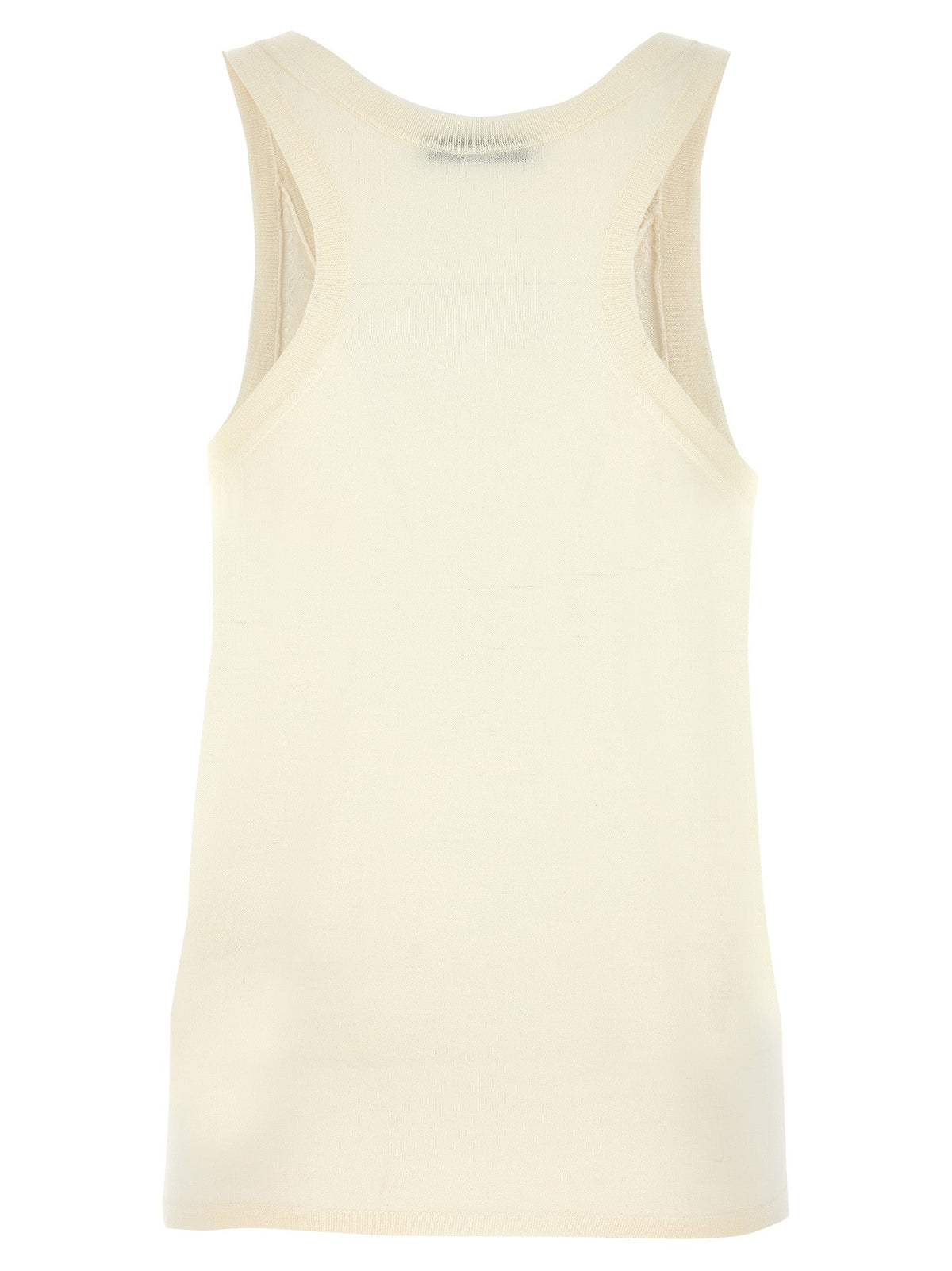 Max Mara White Cashmere Tank Tops