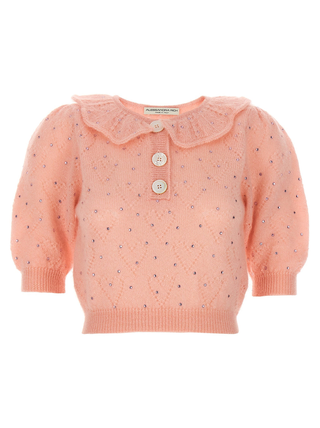Alessandra Rich Multicolor Wool Cardigan