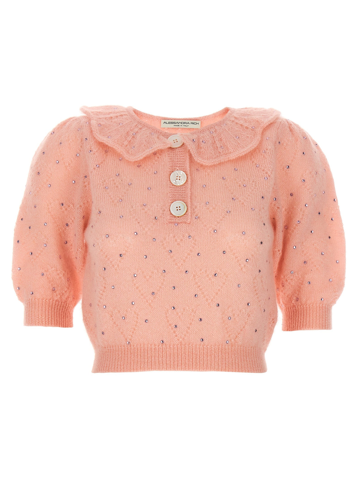 Alessandra Rich Multicolor Wool Cardigan