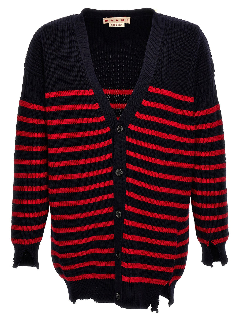 Marni Multicolor Virgin Wool Cardigan