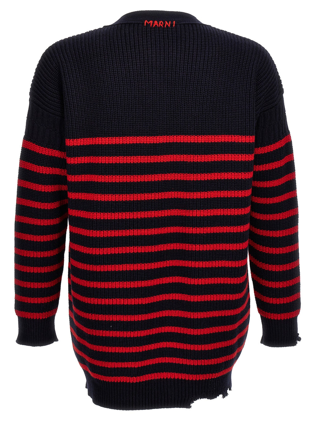 Marni Multicolor Virgin Wool Cardigan