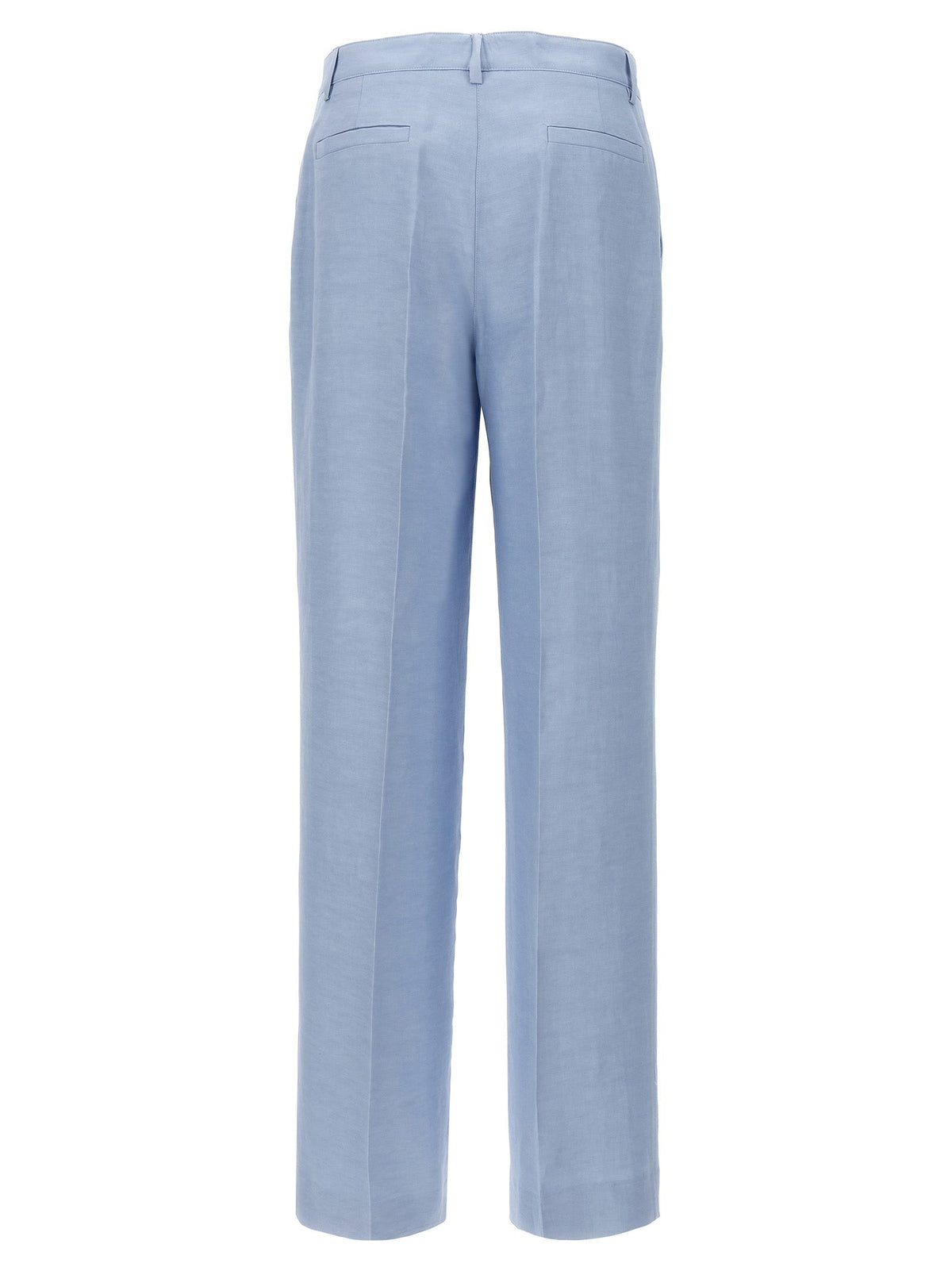 P.A.R.O.S.H. Blue Viscose Casual Pants