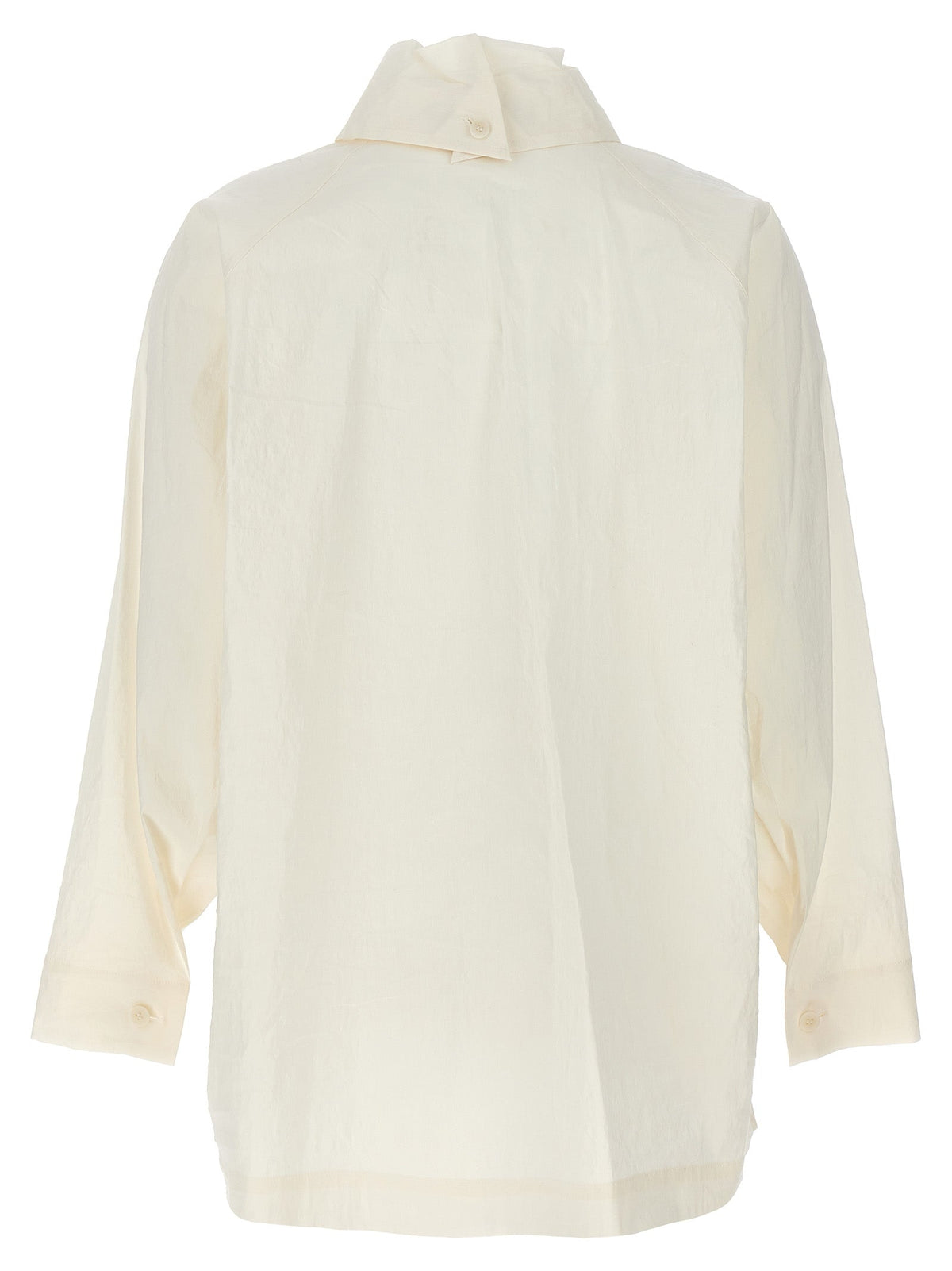 Issey Miyake White Fibers Blouse