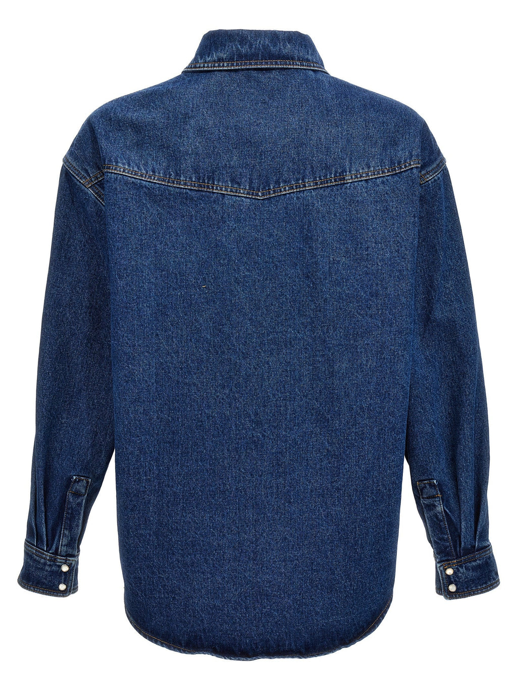 Palm Angels Blue Polyester Denim Jacket