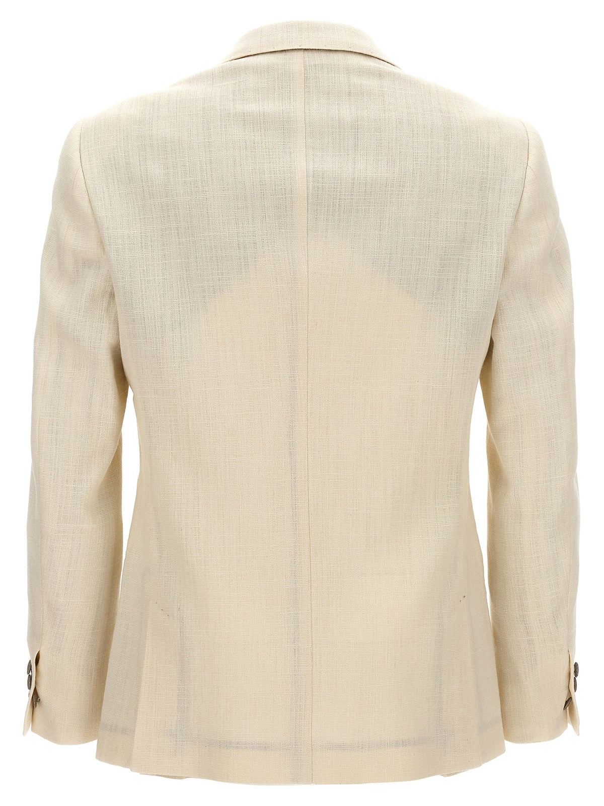 MAURIZIO MIRI White Silk Blazer