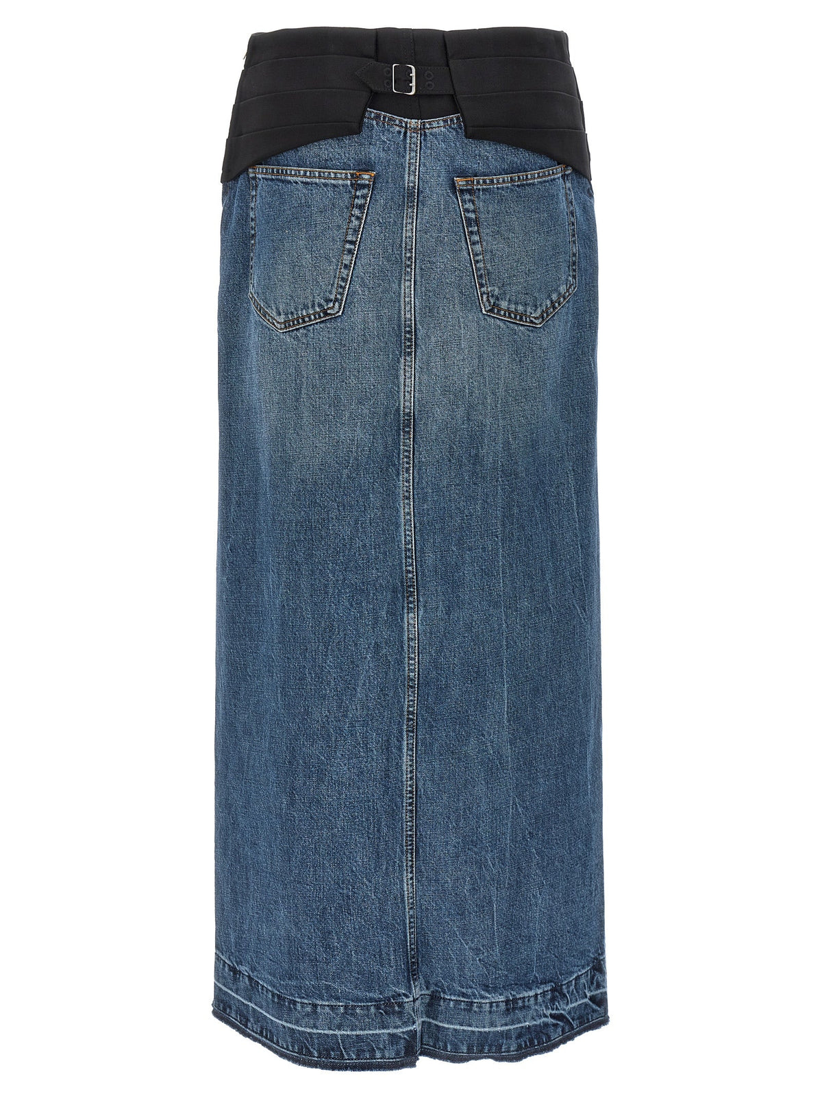 Stella McCartney Blue Cotton Mini Skirt