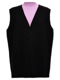 Jil Sander Multicolor Wool Sleeveles Sweater