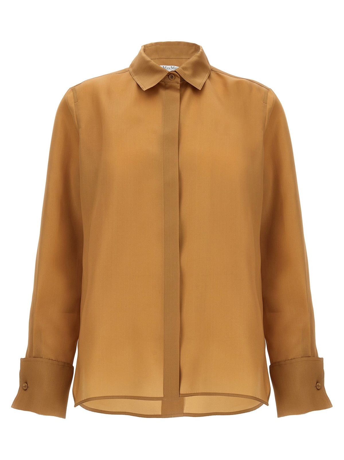 Max Mara Beige Silk Blouse